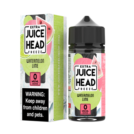 Juice Head Freeze 100ml - WATERMELON LIME 0MG E-JUICE 100ML