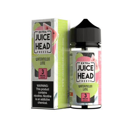 Juice Head Freeze 100ml - WATERMELON LIME 3MG E-JUICE 100ML