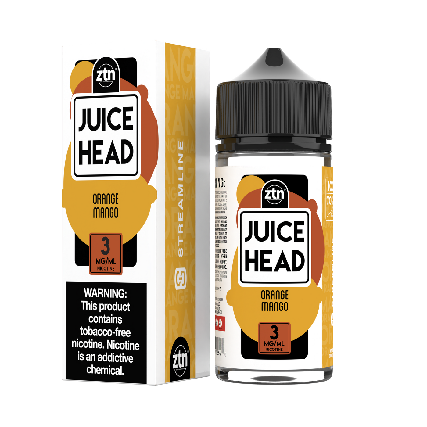 Juice Head Freeze ZTN 100ml - ORANGE MANGO 3MG E-JUICE 100ML