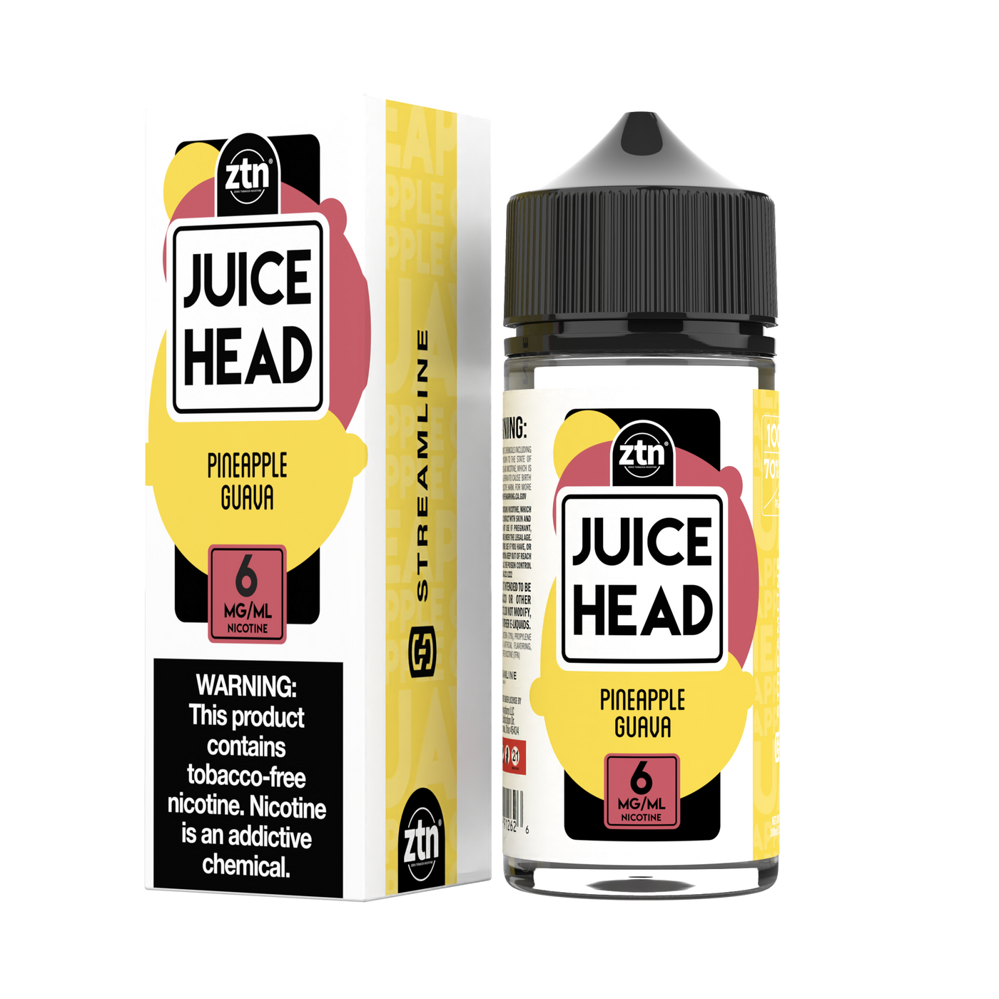 Juice Head Freeze ZTN 100ml - PINEAPPLE GUAVA 3MG E-JUICE