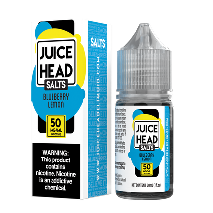 Juice Head Salt 30ml - BLUEBERRY LEMON 50MG E-JUICE 30ML -