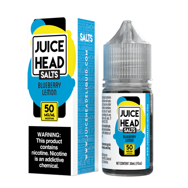 Juice Head Salt 30ml - BLUEBERRY LEMON 50MG E-JUICE 30ML -