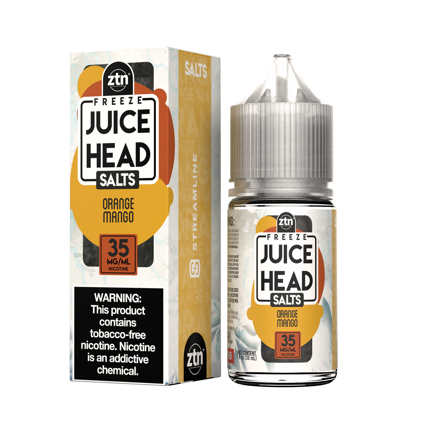 Juice Head Salt Freeze ZTN 30ml - ORANGE MANGO 35MG E-JUICE
