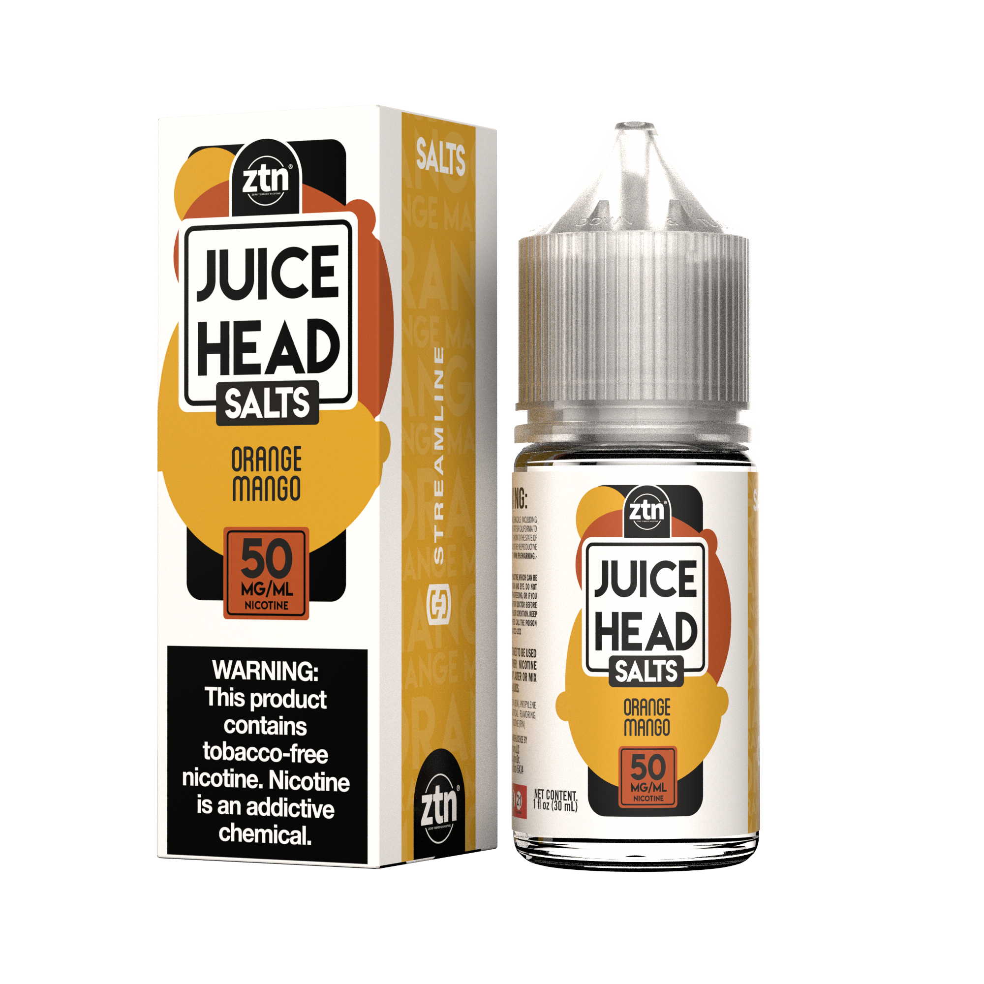 Juice Head Salt Freeze ZTN 30ml - ORANGE MANGO 50MG E-JUICE