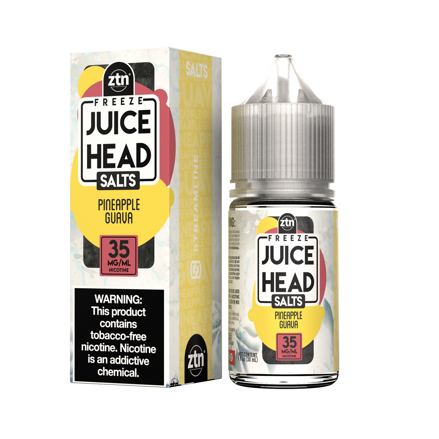 Juice Head Salt Freeze ZTN 30ml - PINEAPPLE GUAVA 35MG