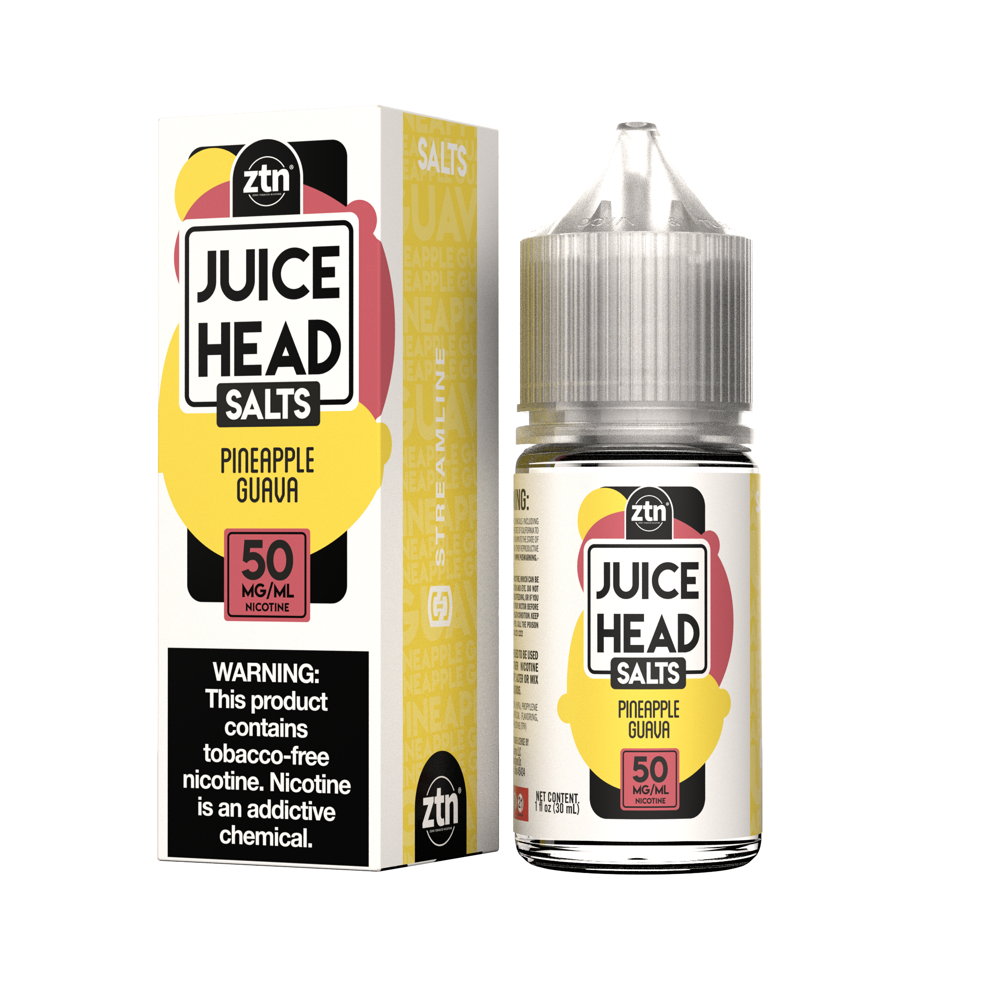 Juice Head Salt Freeze ZTN 30ml - PINEAPPLE GUAVA 50MG