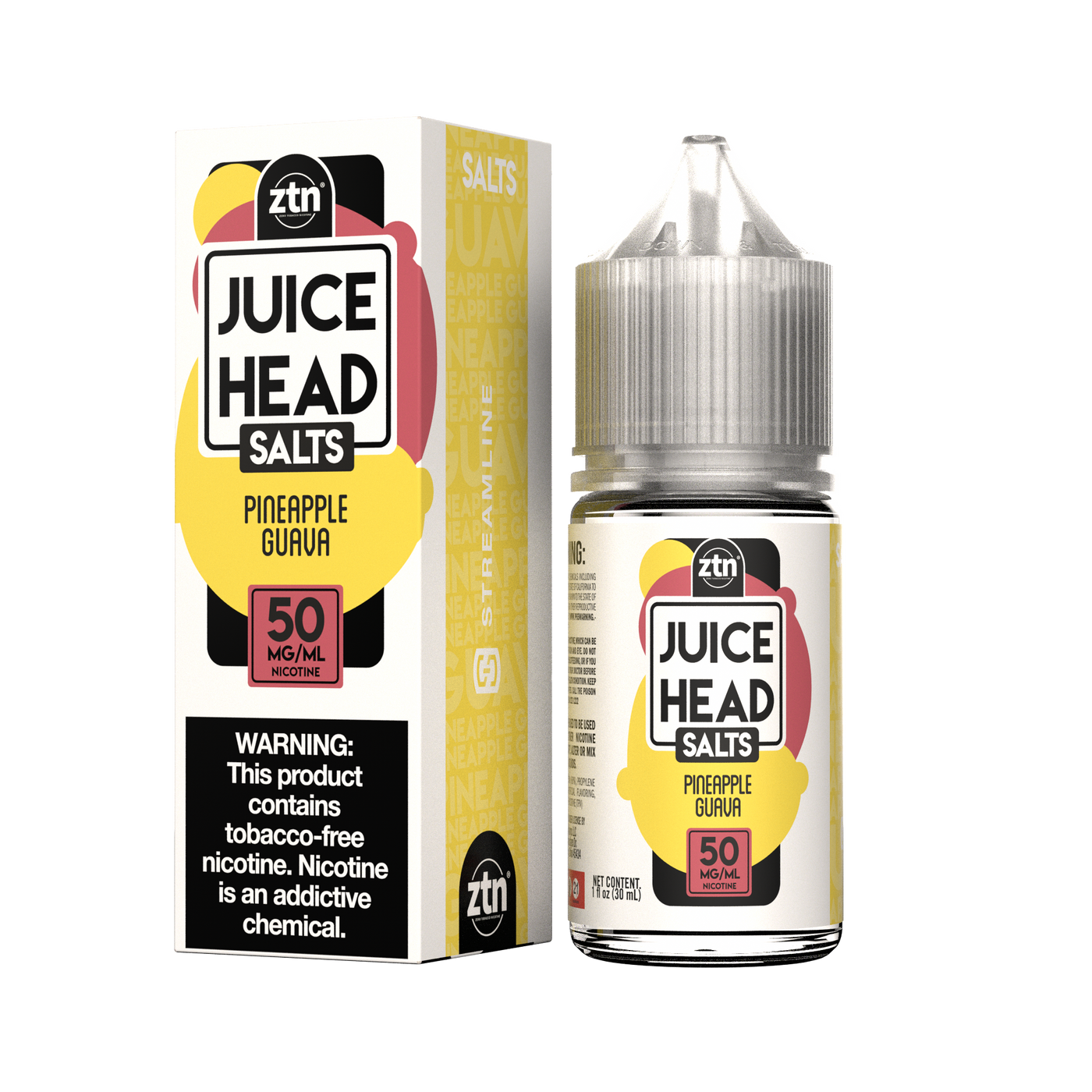 Juice Head Salt Freeze ZTN 30ml - PINEAPPLE GUAVA 50MG
