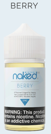 Naked 100 60ML E-Liquid - BERRY 3MG - E-Juice