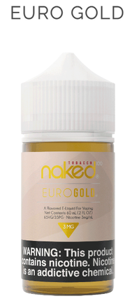Naked 100 60ML E-Liquid - EURO GOLD 3MG - E-Juice