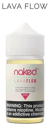 Naked 100 60ML E-Liquid - LAVA FLOW 3MG - E-Juice