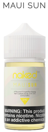 Naked 100 60ML E-Liquid - MAUI SUN 3MG - E-Juice