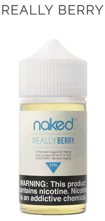 Naked 100 60ML E-Liquid - REALLY BERRY 3MG - E-Juice