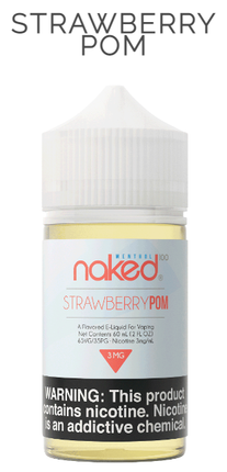 Naked 100 60ML E-Liquid - STRAWBERRY POM 3MG - E-Juice