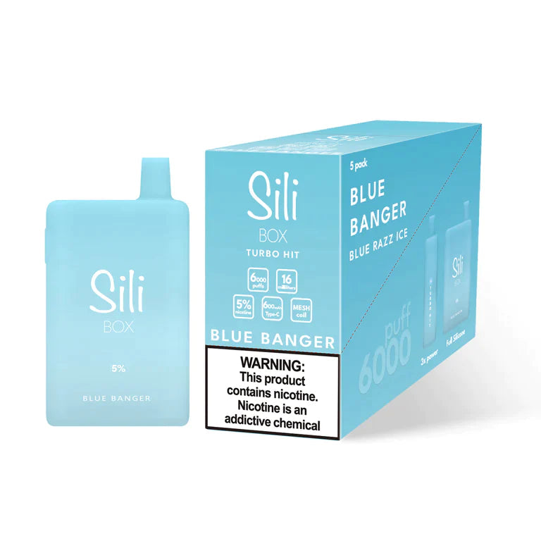 Sili 6000 (5-Pack) - Blue Banger - E-Cig