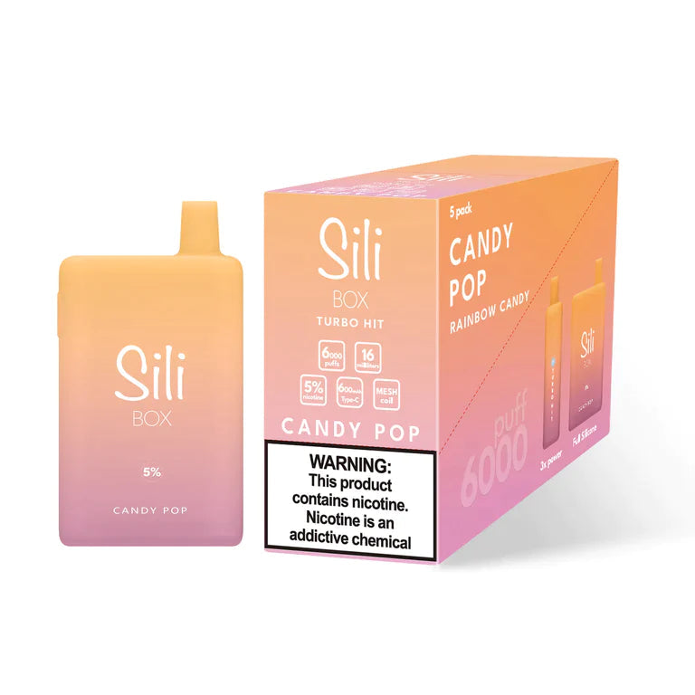 Sili 6000 (5-Pack) - Candy Pop - E-Cig