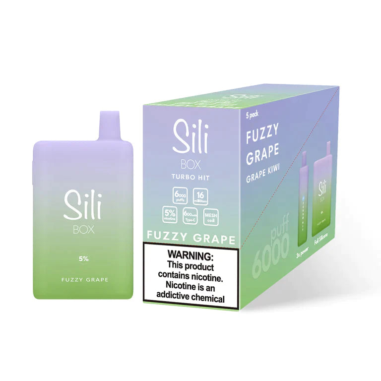 Sili 6000 (5-Pack) - Fuzzy Grape - E-Cig