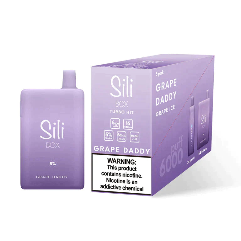Sili 6000 (5-Pack) - Grape Daddy - E-Cig