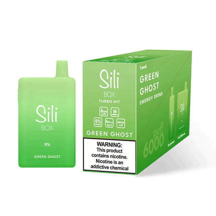 Sili 6000 (5-Pack) - Green Ghost - E-Cig