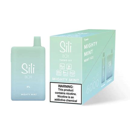 Sili 6000 (5-Pack) - Mighty Mint - E-Cig