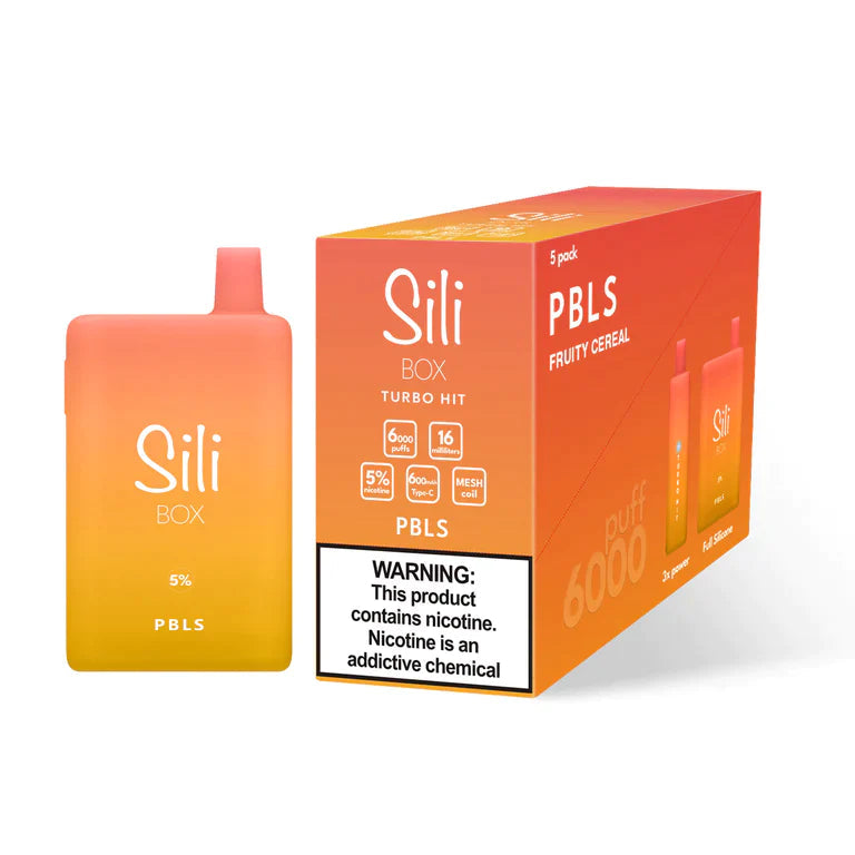 Sili 6000 (5-Pack) - Pbls - E-Cig