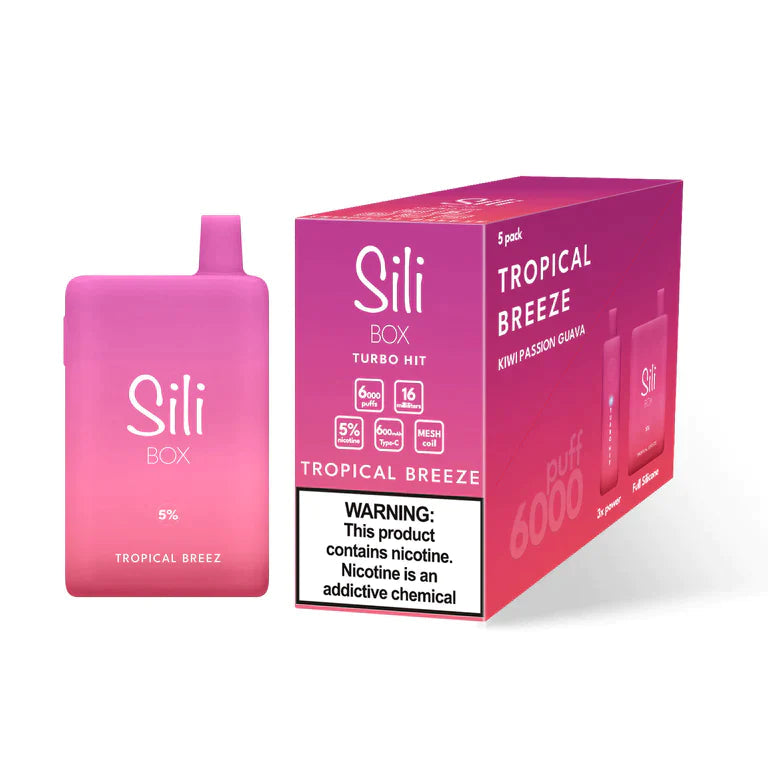 Sili 6000 (5-Pack) - Tropical Breeze - E-Cig