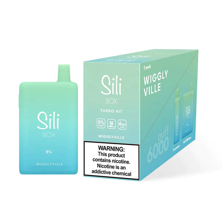 Sili 6000 (5-Pack) - Wigglyville - E-Cig