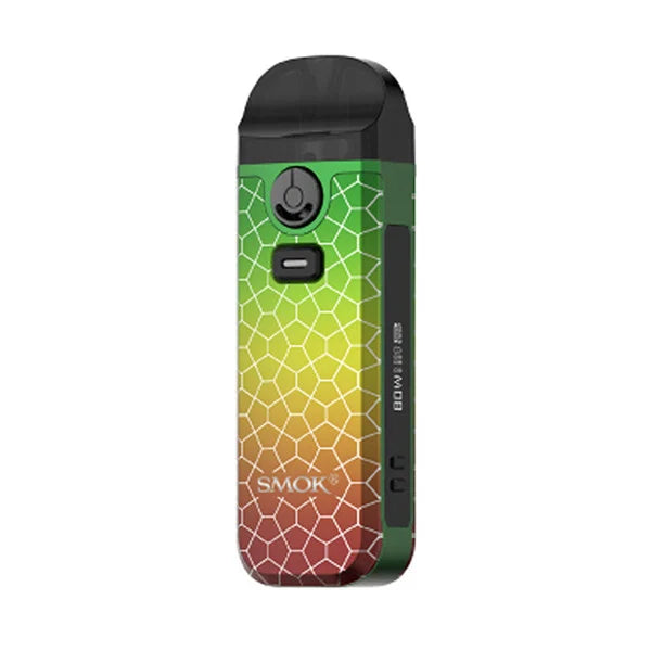 SMOK NORD 4 KIT - RASTA GREEN ARMOR - Hardware & Coils