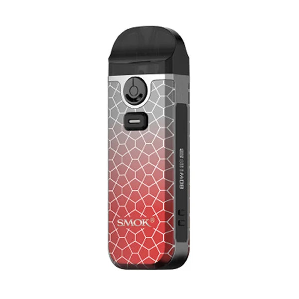 SMOK NORD 4 KIT - RED GREY ARMOR - Hardware & Coils