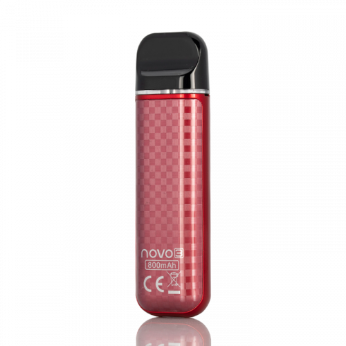 SMOK NOVO 3 KIT - RED CARBON FIBER - Hardware & Coils