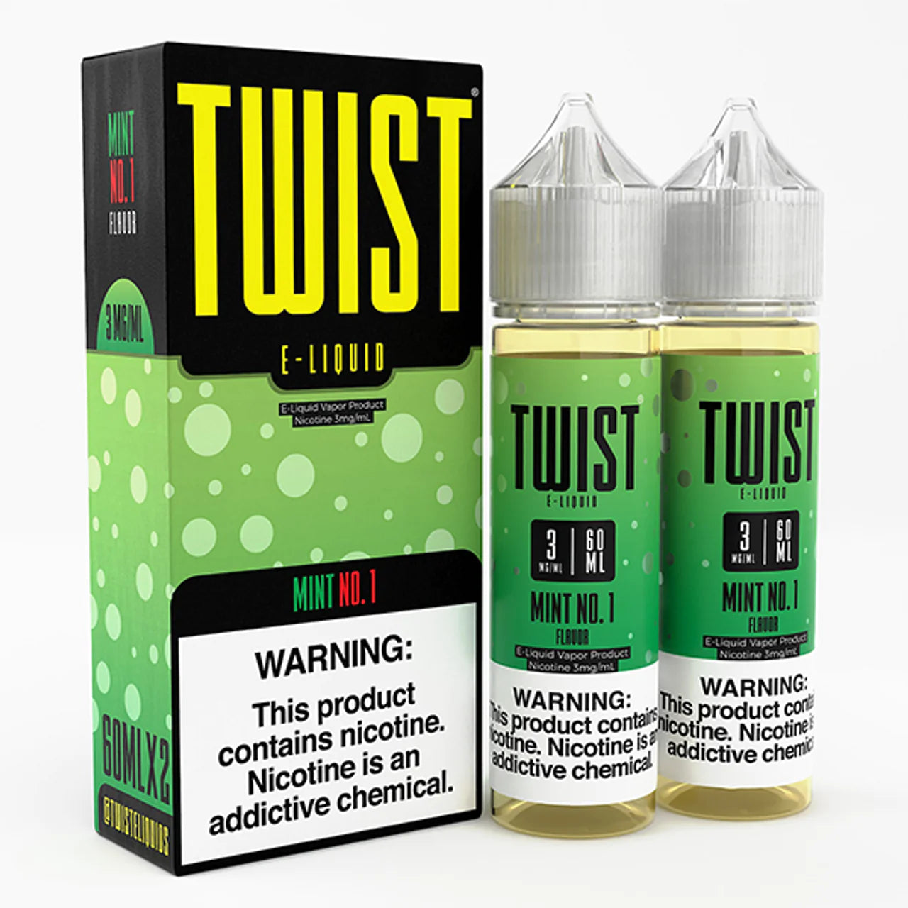 Twist Freebase - MINT NO 1 3MG E-JUICE 60ML - E-Juice