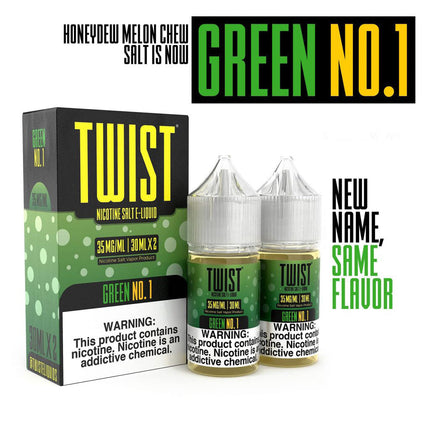 Twist Salts - GREEN NO 1 35MG E-JUICE 30ML - E-Juice