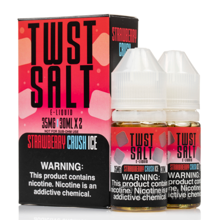 Twist Salts - STRAWBERRY CRUSH ICE 35MG E-JUICE 30ML -