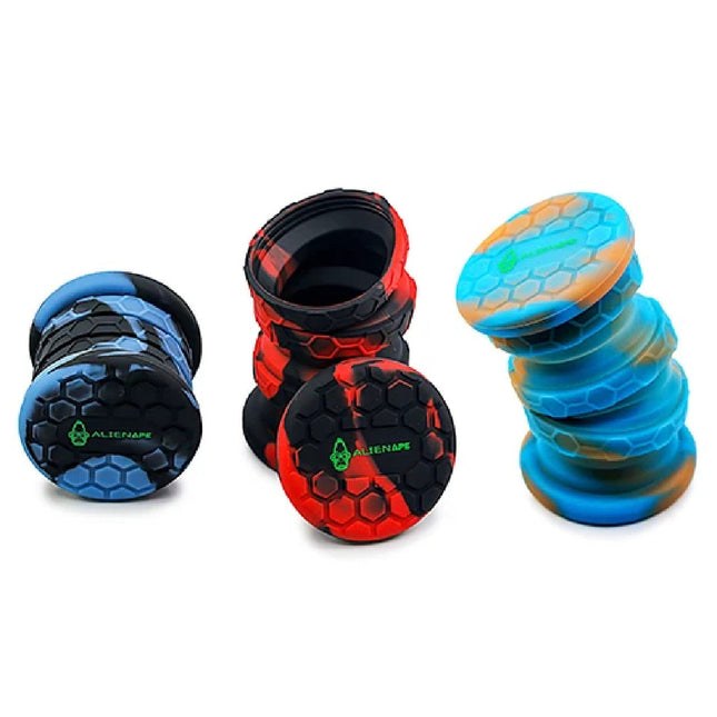 ALIEN APE SILICONE COVERED GLASS JAR - MEDIUM - ACCESSORIES